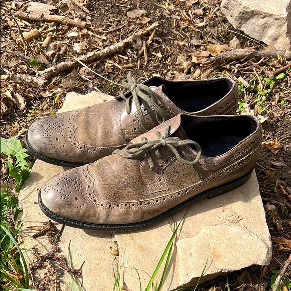 JOHN VARVATOS loafers leather lace - Picture 1 of 6